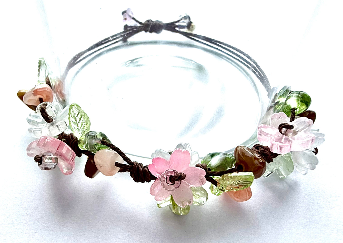 Handmade Spring Floral Bracelet