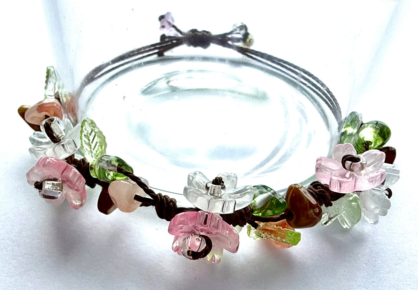 Handmade Spring Floral Bracelet