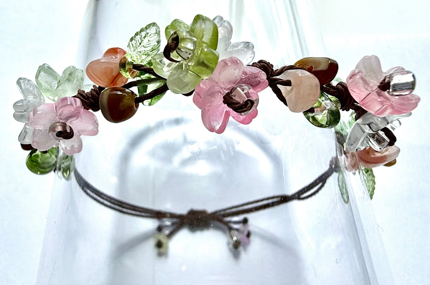 Handmade Spring Floral Bracelet